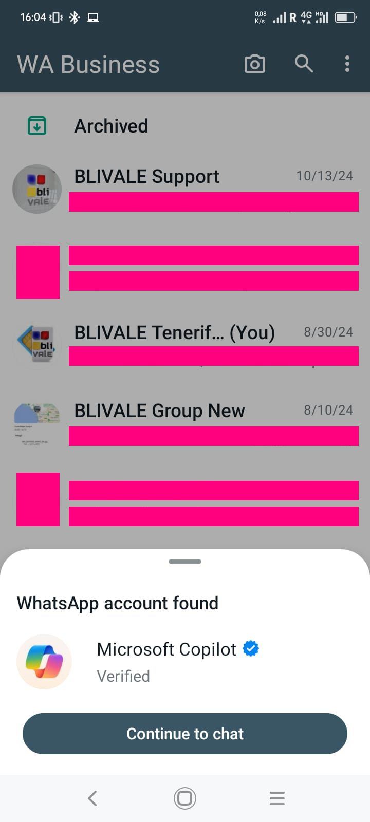 blivale_image_copilot_WhatsApp_02 Use Microsoft Copilot Artificial Intelligence on WhatsApp