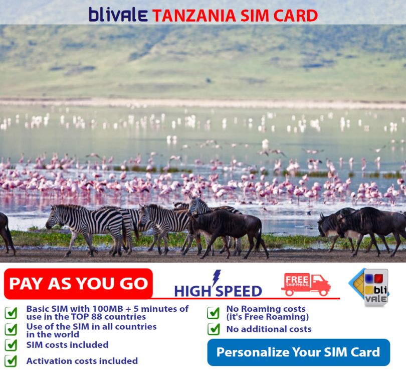blivale_image_pay_as_you_go_tanzania_sim_card_810x749 TANZANIA: THE UNDESCRIBED AND EXCITING CHARM OF A SAFARI
