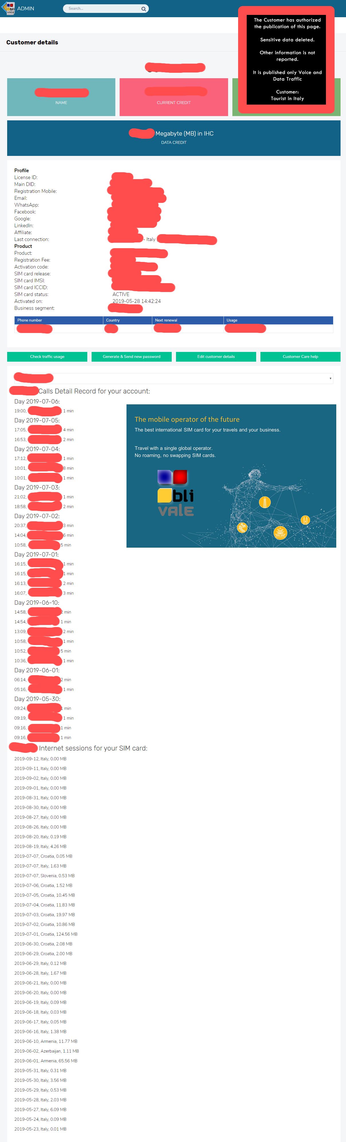 blivale_example_data_and_voice_traffic_Pagina_3 Case Studies: Italian Tourist