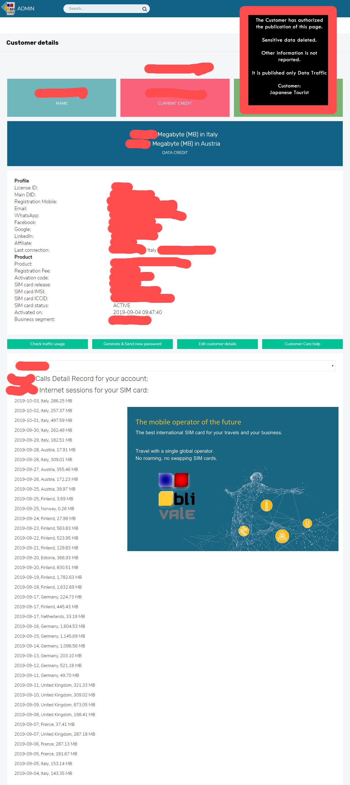 blivale_example_data_and_voice_traffic_Pagina_8 Case Studies: Japanese Tourist