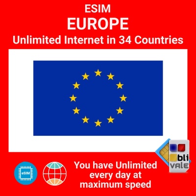 blivale_en_esim_new_europe_unlimited_34_country_1080x1080 eSIM for EUROPA Unlimited (EU) in 33 Country