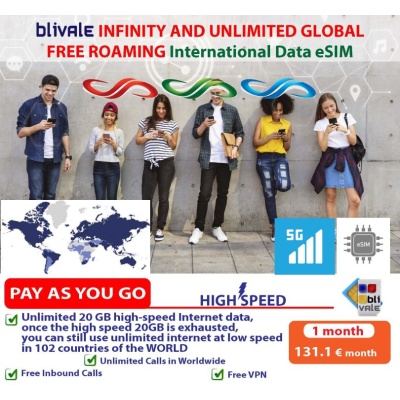 blivale_image_pay_as_you_go_infinity_world_esim_unlimited_free_roaming_gb_calls_worldwide eSIM Infinity World 5G With Unlimited Internet And Calls